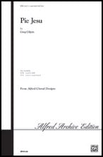 Pie Jesu SAB choral sheet music cover Thumbnail